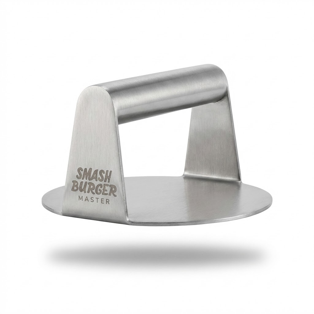 STEVEN-BULL S Smash Hamburgerpers, Roestvrijstalen Hamburger Smasher, Grappige Hamburgerpers, Cadeau voor Mannen, Cadeau voor Papa STEVEN-BULL S Smash Hamburgerpers, Roestvrijstalen Hamburger Smasher, Grappige Hamburgerpers, Cadeau voor Mannen, Cadeau voor Papa